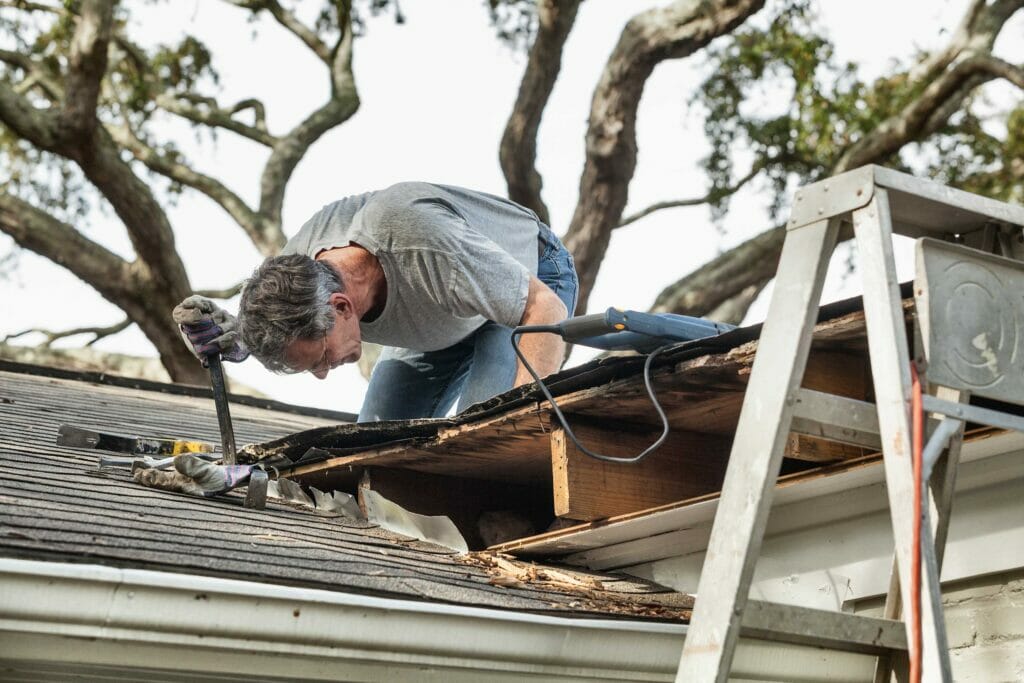 storm damage roof repair in Phoenix